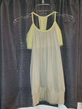 Lululemon Light Yellow Athletic Tank
